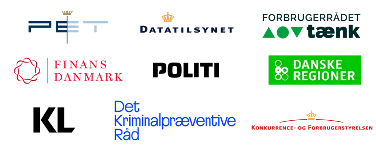 Samlede logoer af Sikkerdigitals samarbejdspartnere