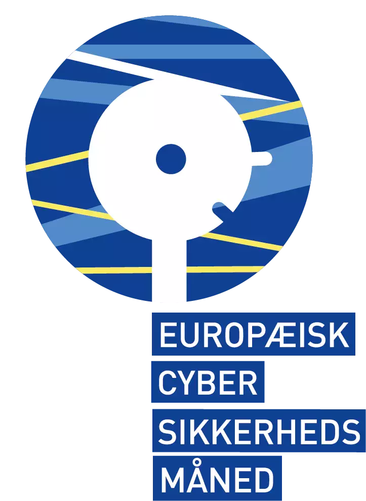 Logo til "Europæisk Cybersikkerhedsmåned"